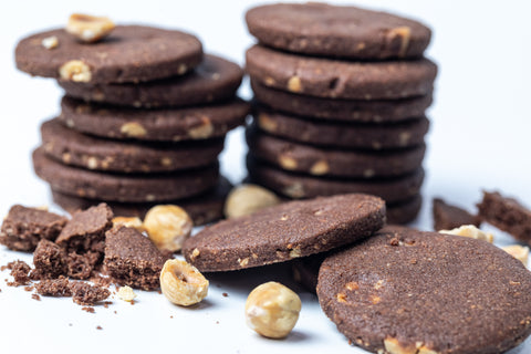 Choc Hazelnut Biscuits