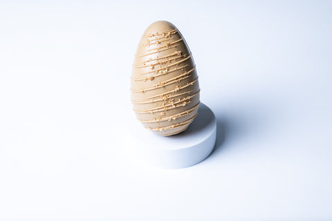 Salted Caramel Sablé Egg - Gold Chocolate