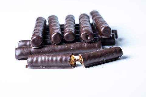 Dark Chocolate Hazelnut Wafer Sticks