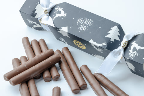 Christmas Chocolate Wafer Sticks