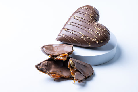 Salted Caramel Sablé Heart