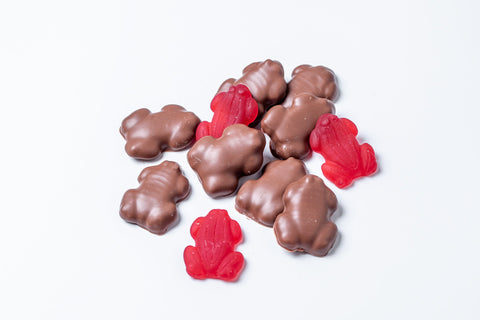 Chocolate Coated Red Frogs (Free Gift)