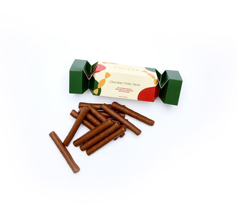 Christmas Chocolate Wafer Sticks