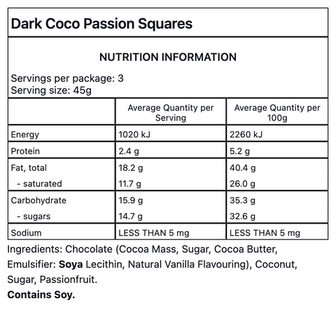 Dark Coconut & Passionfruit